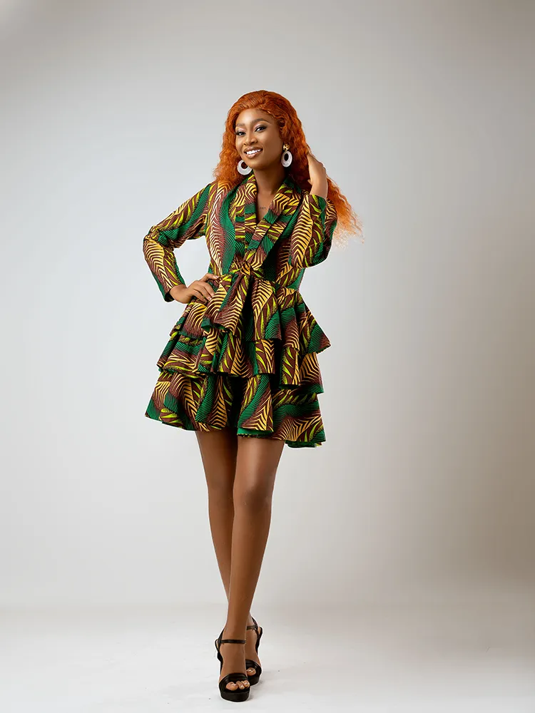 African Print Adaora Dress