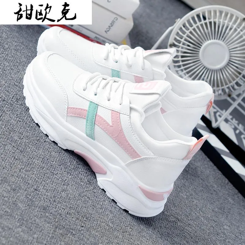 Amozae-- Women Sneakers Fashion Casual Shoes Woman Comfortable Breathable White Flats Female Platform Sneaker Zapatos Rojos Mujer