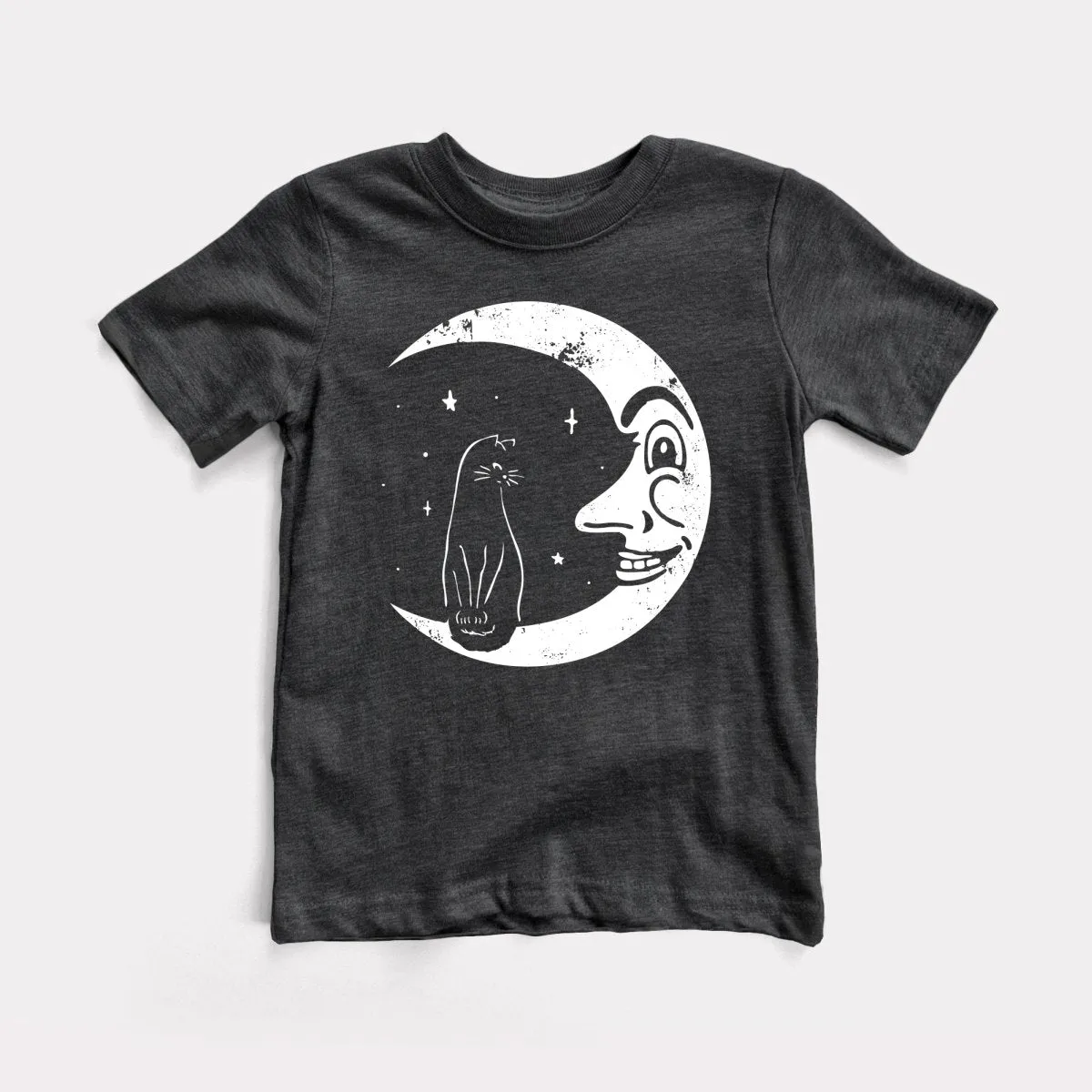 Black Cat Moon Toddler Tee