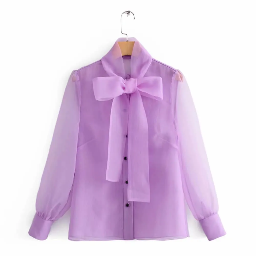 Bow Loose Blouse