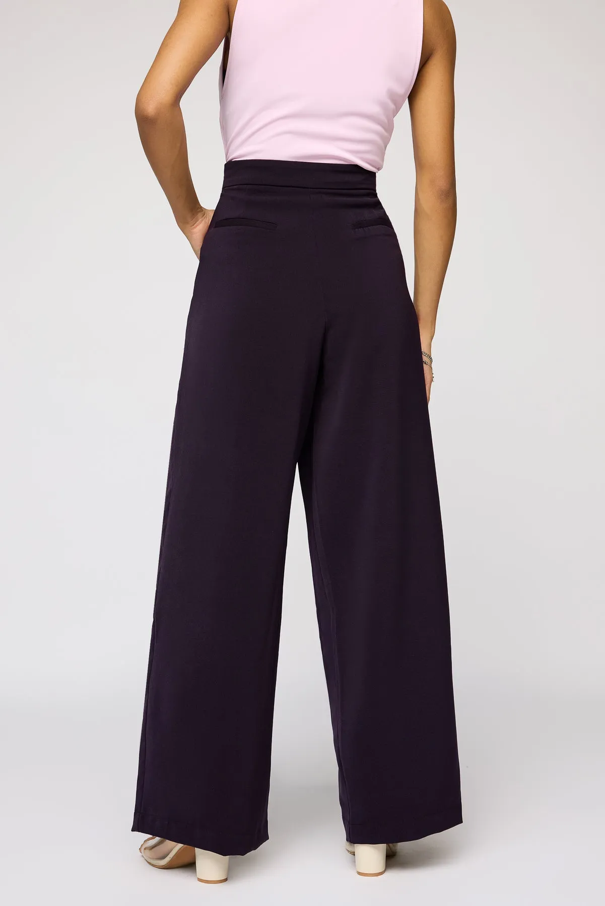 Cabernet Wine Pareo Korean Pants