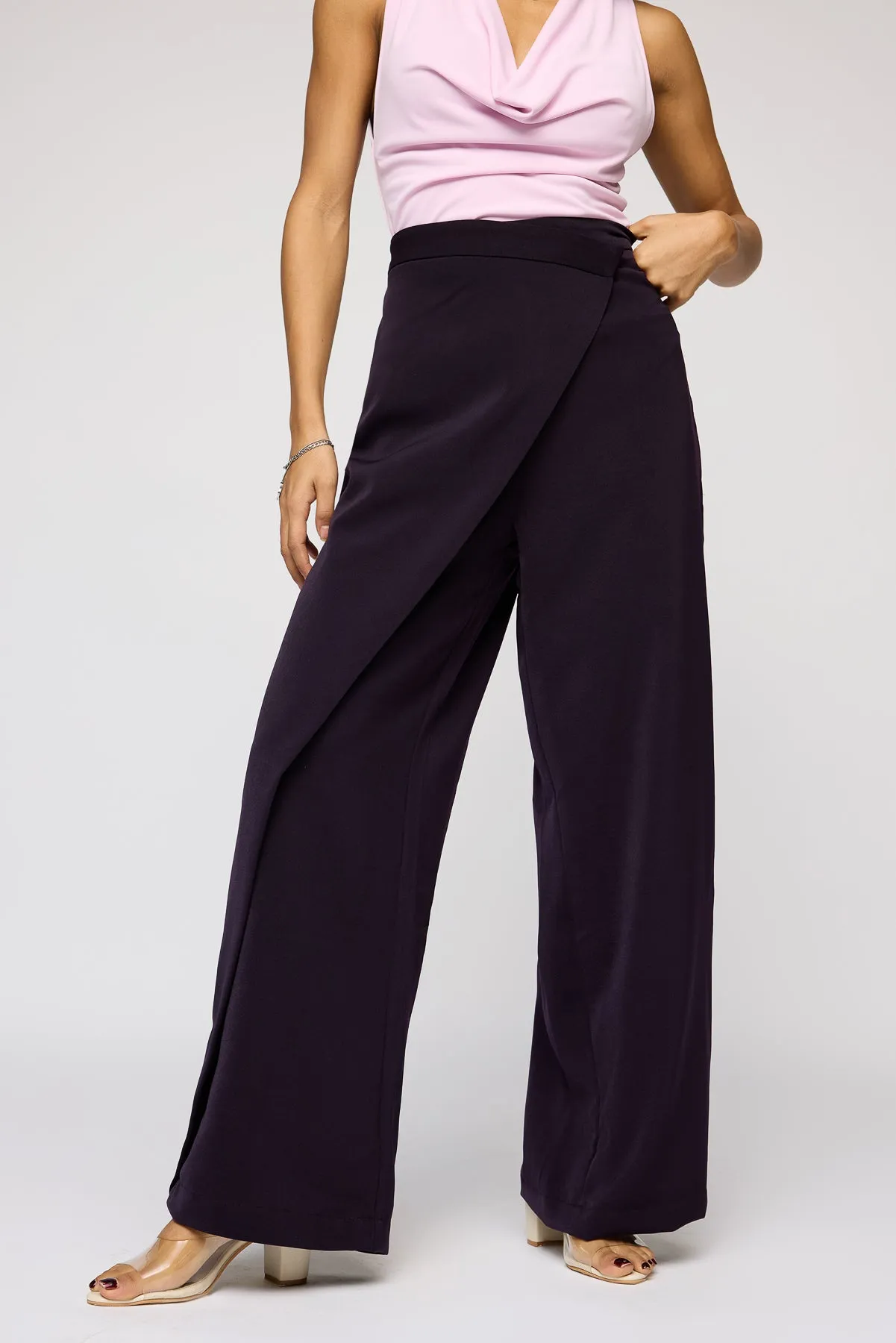 Cabernet Wine Pareo Korean Pants