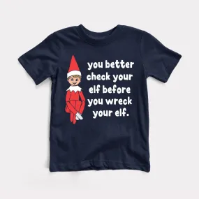 Check Your Elf Youth Tee