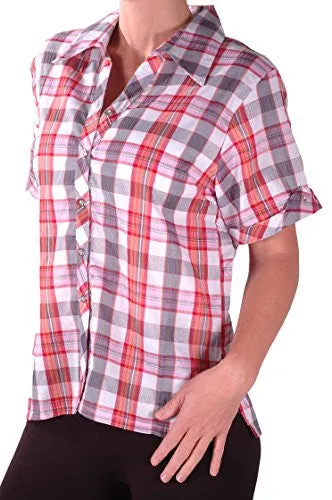 Checkered Check Blouse Shirt