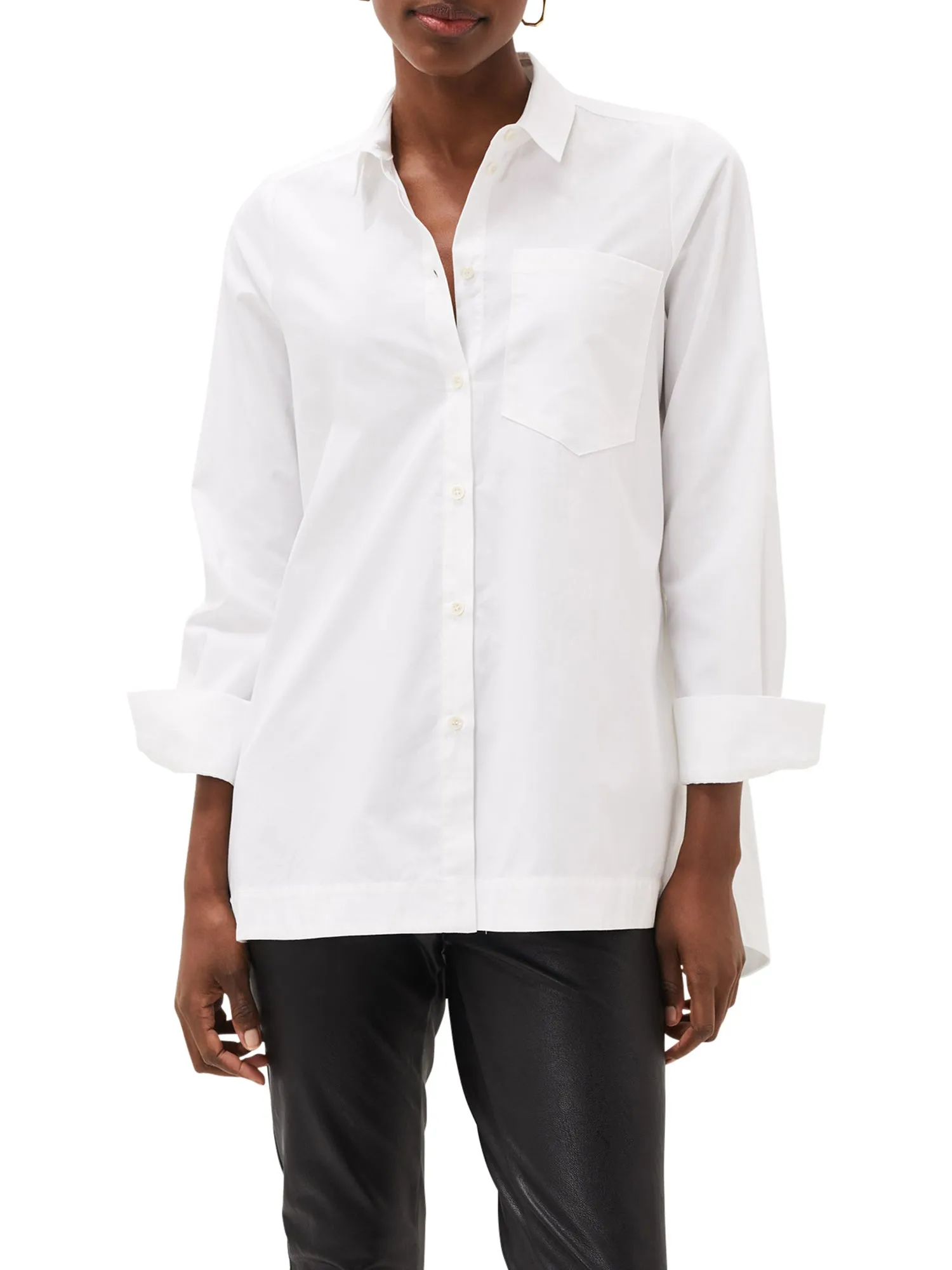 Emme Longline Cotton Shirt