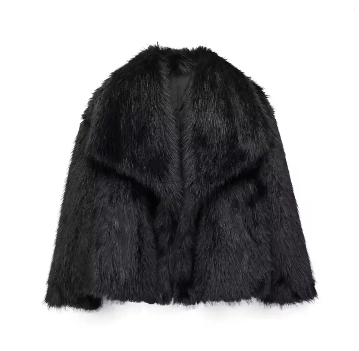 Faux fur jacket