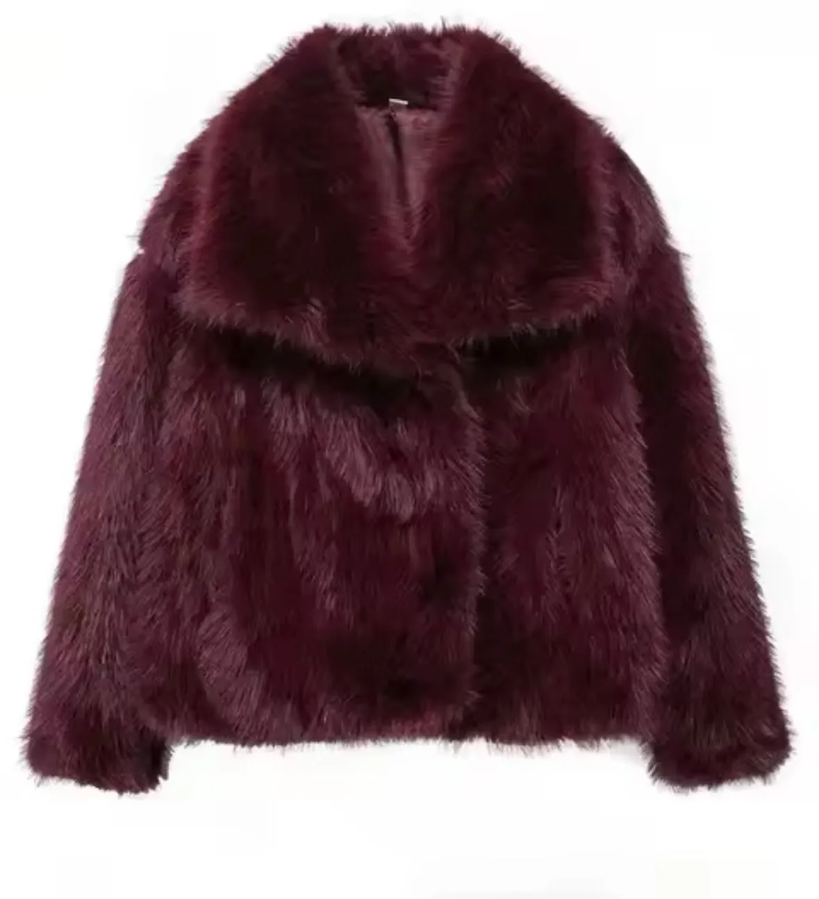 Faux fur jacket