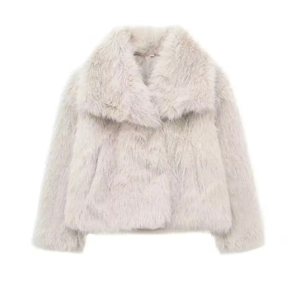 Faux fur jacket