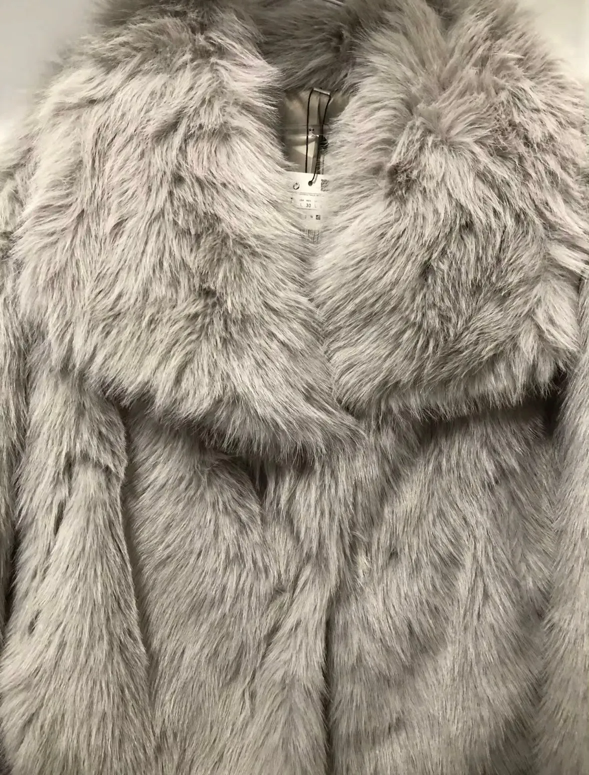 Faux fur jacket