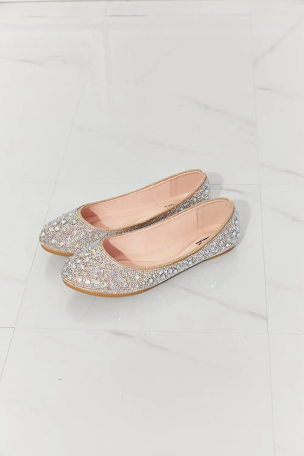 Forever Link Sparkle In Your Step Rhinestone Ballet Flat