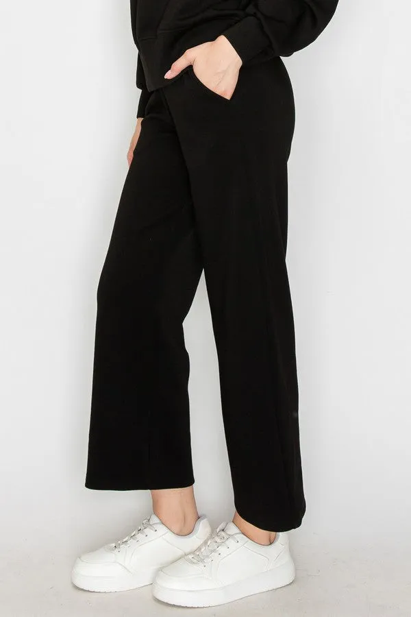 High Rise Straight Leg Pants