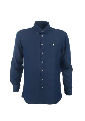 Identitee W48 Mens Dylan Long Sleeve Denim Shirt