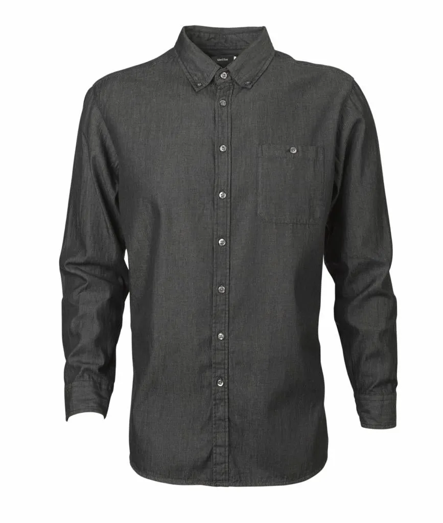 Identitee W48 Mens Dylan Long Sleeve Denim Shirt