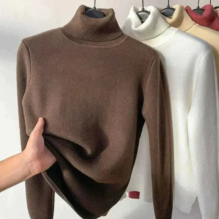 Ivyshape | Comfortable Fleece Sweater