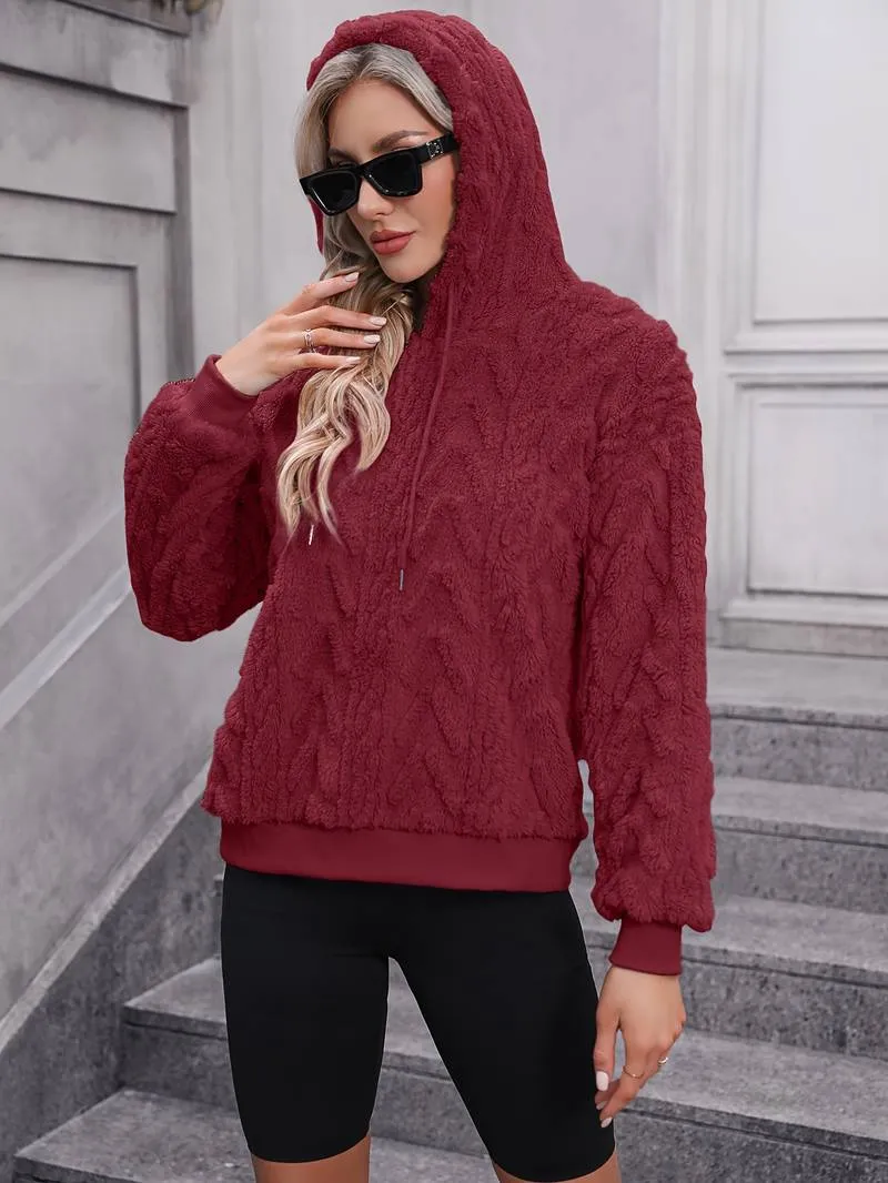 Karen - Stylish and Comfortable Teddy Winter Hoodie for Women