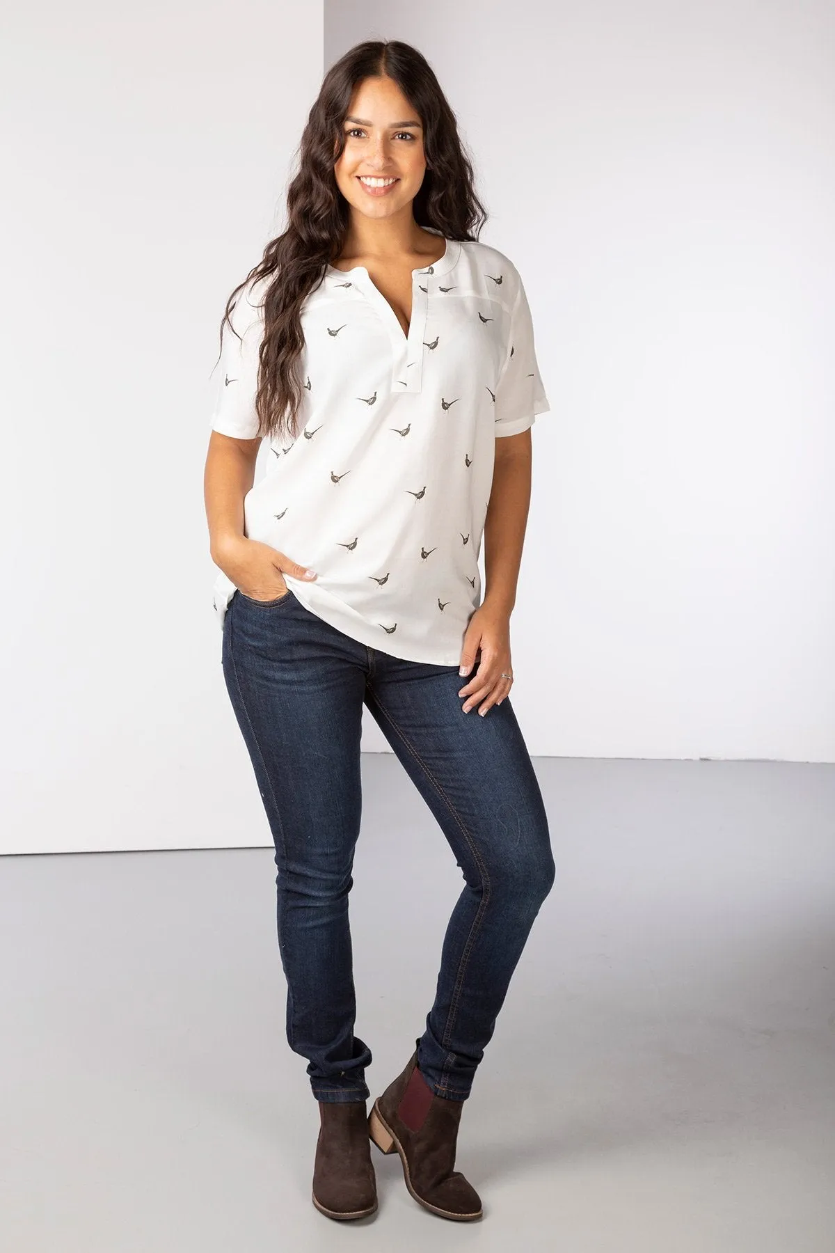 Ladies Short Sleeve Wistow Blouse