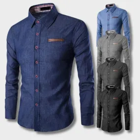 Made Gents | Denim Blouse | 50% Korting