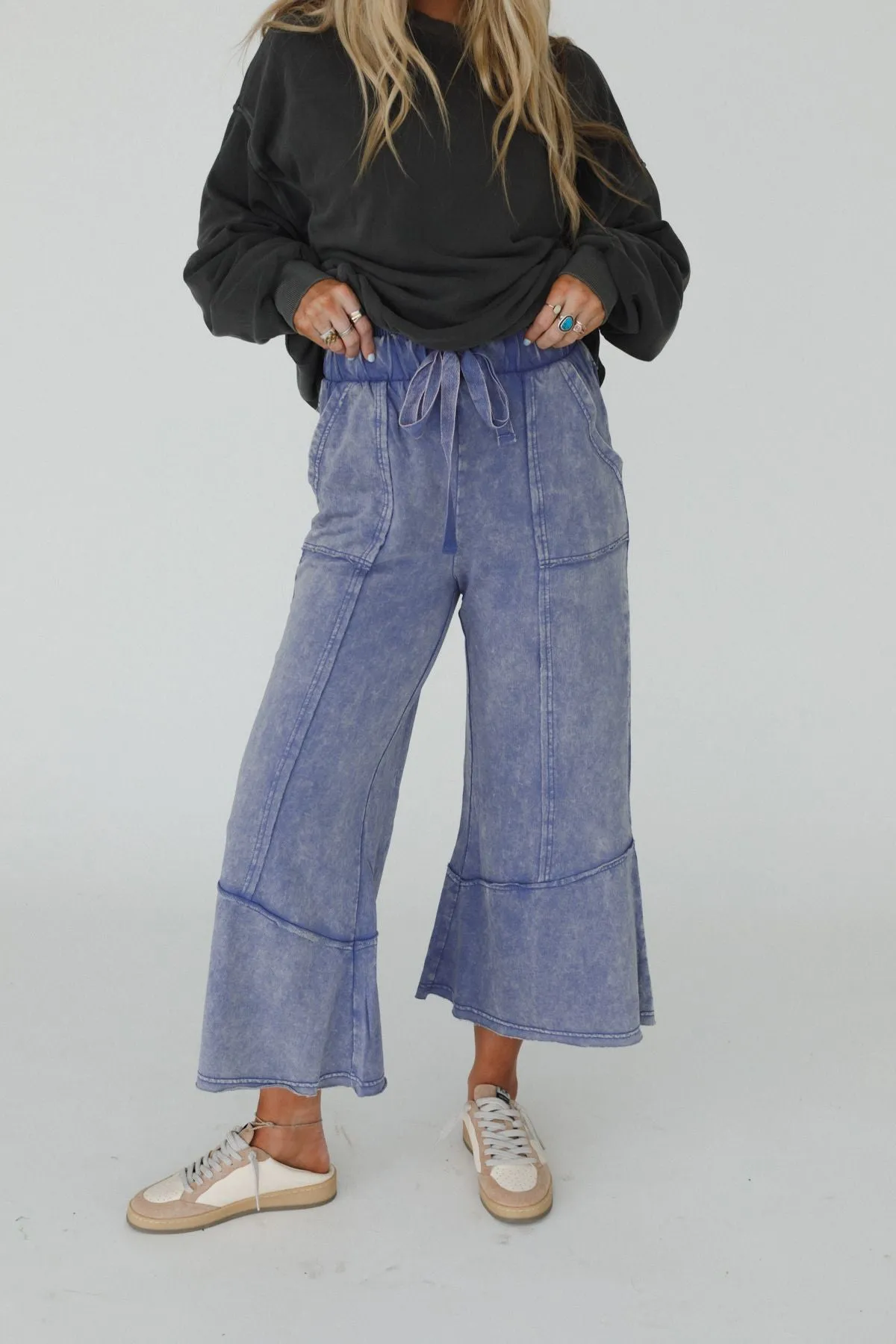 Meadow Muse Comfy Pants - Blue