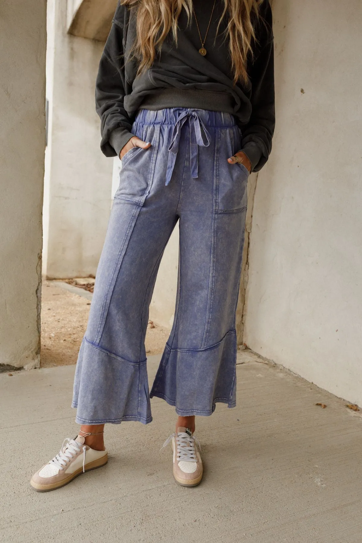 Meadow Muse Comfy Pants - Blue