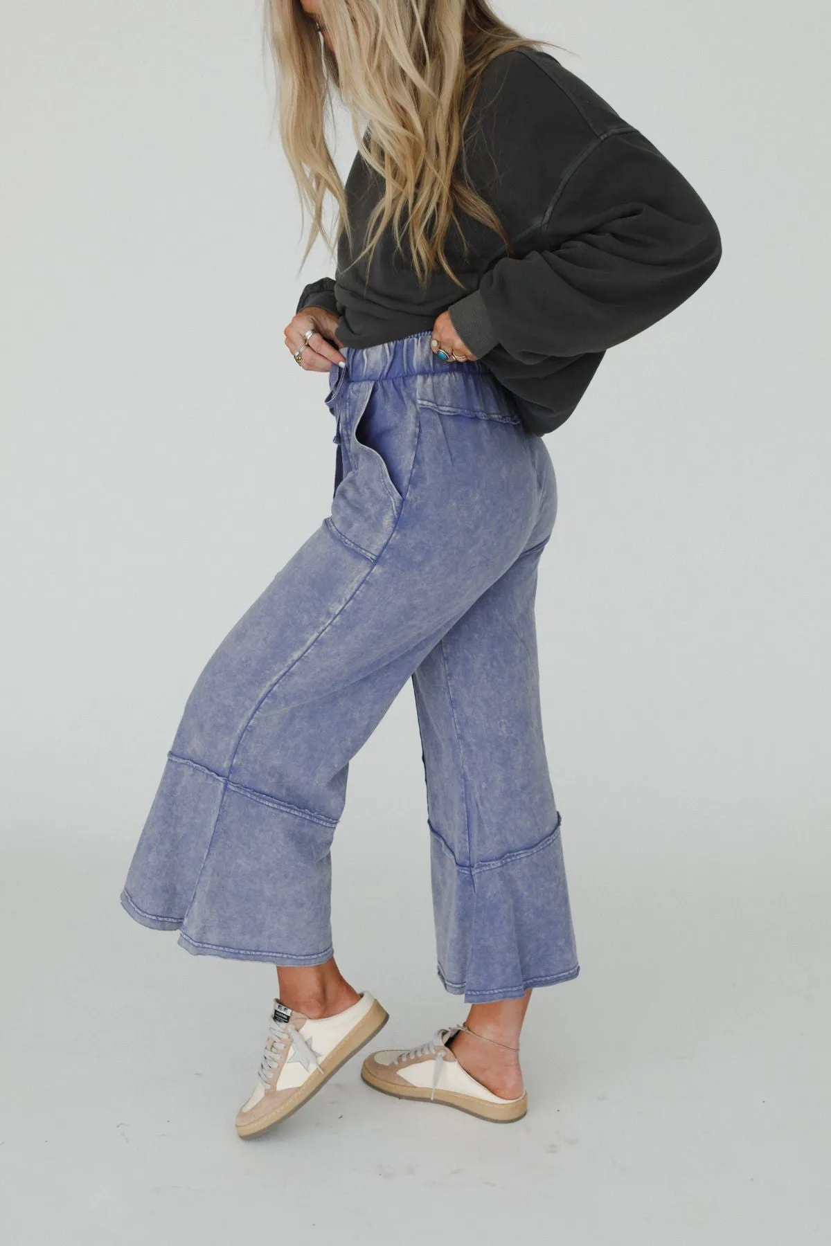 Meadow Muse Comfy Pants - Blue