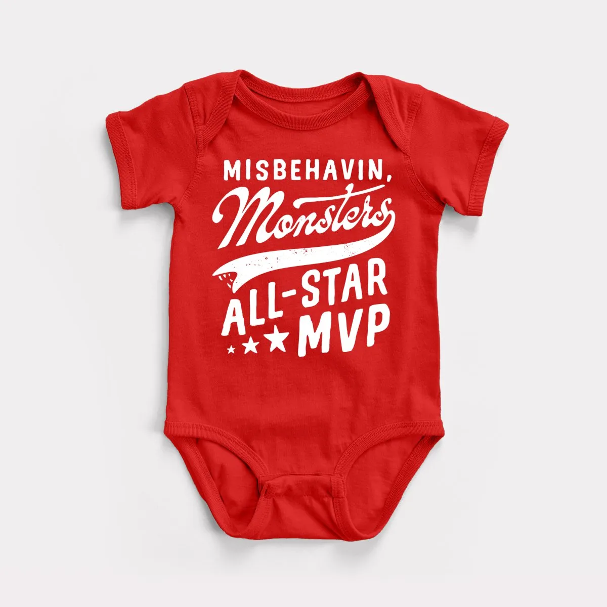 Misbehavin' Monsters Baby Bodysuit