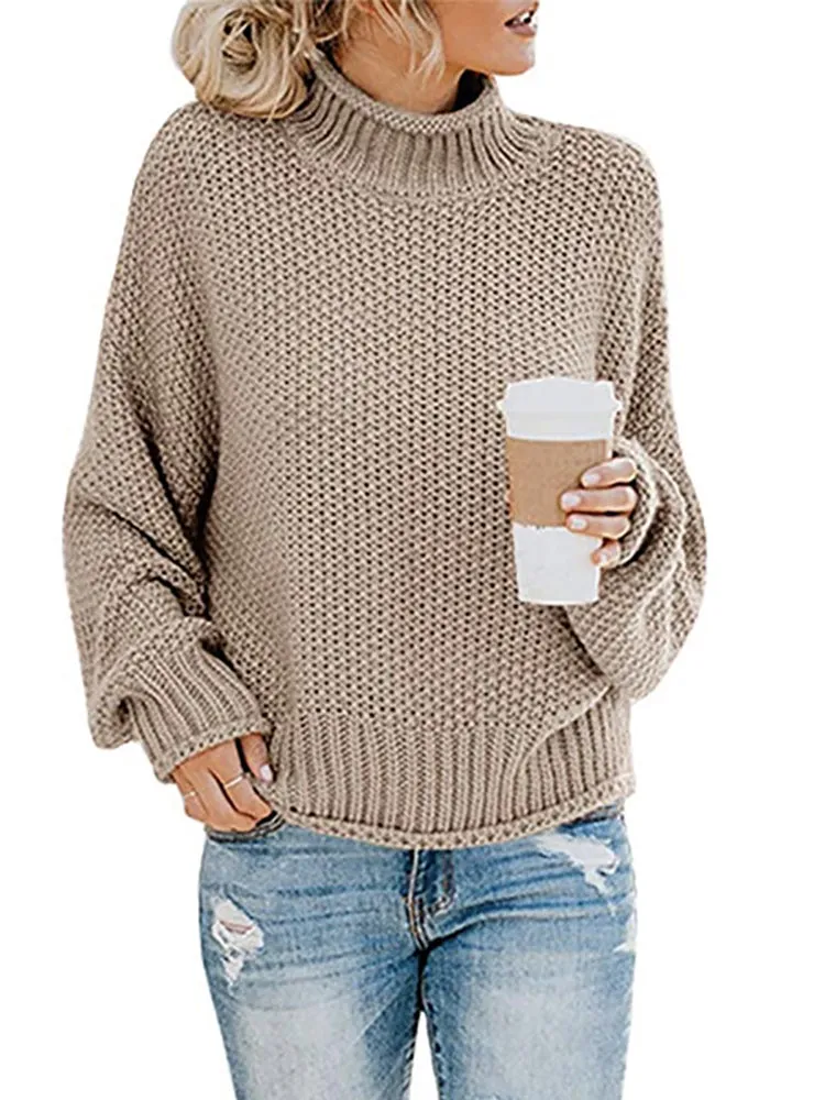 Natalie Vintage Women's Turtleneck Sweater