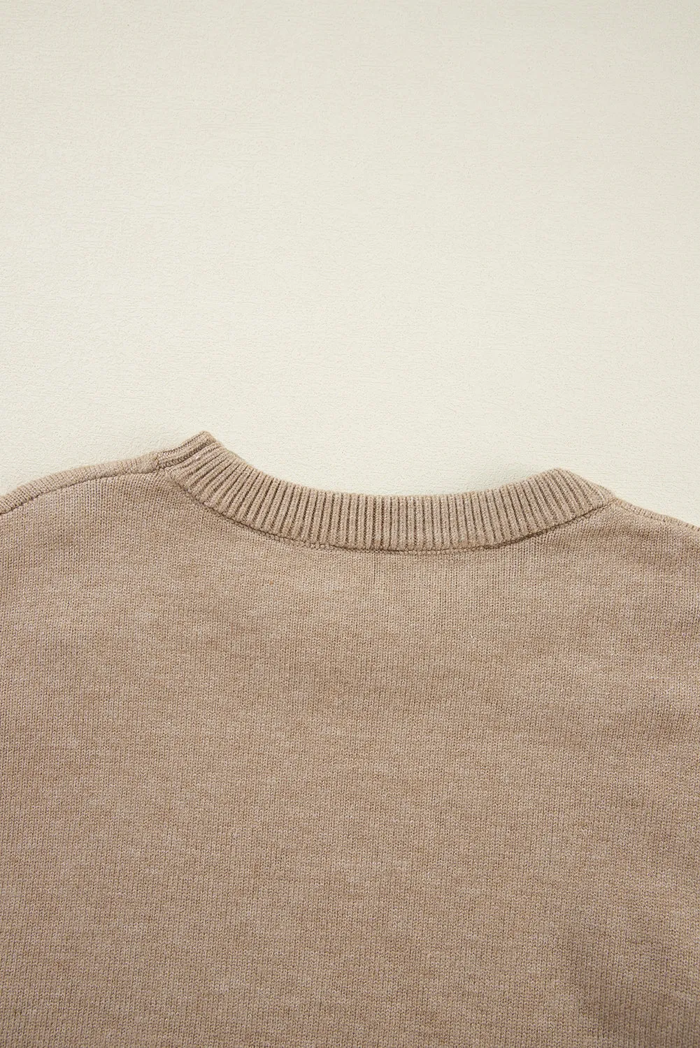 Pearled Round Neck Sweater