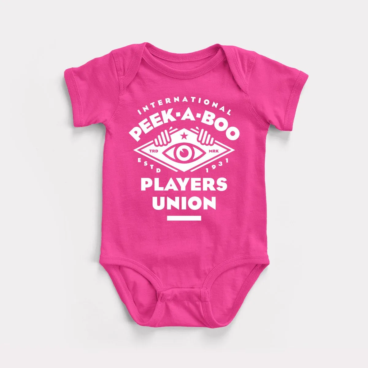 Peek A Boo Union Baby Bodysuit