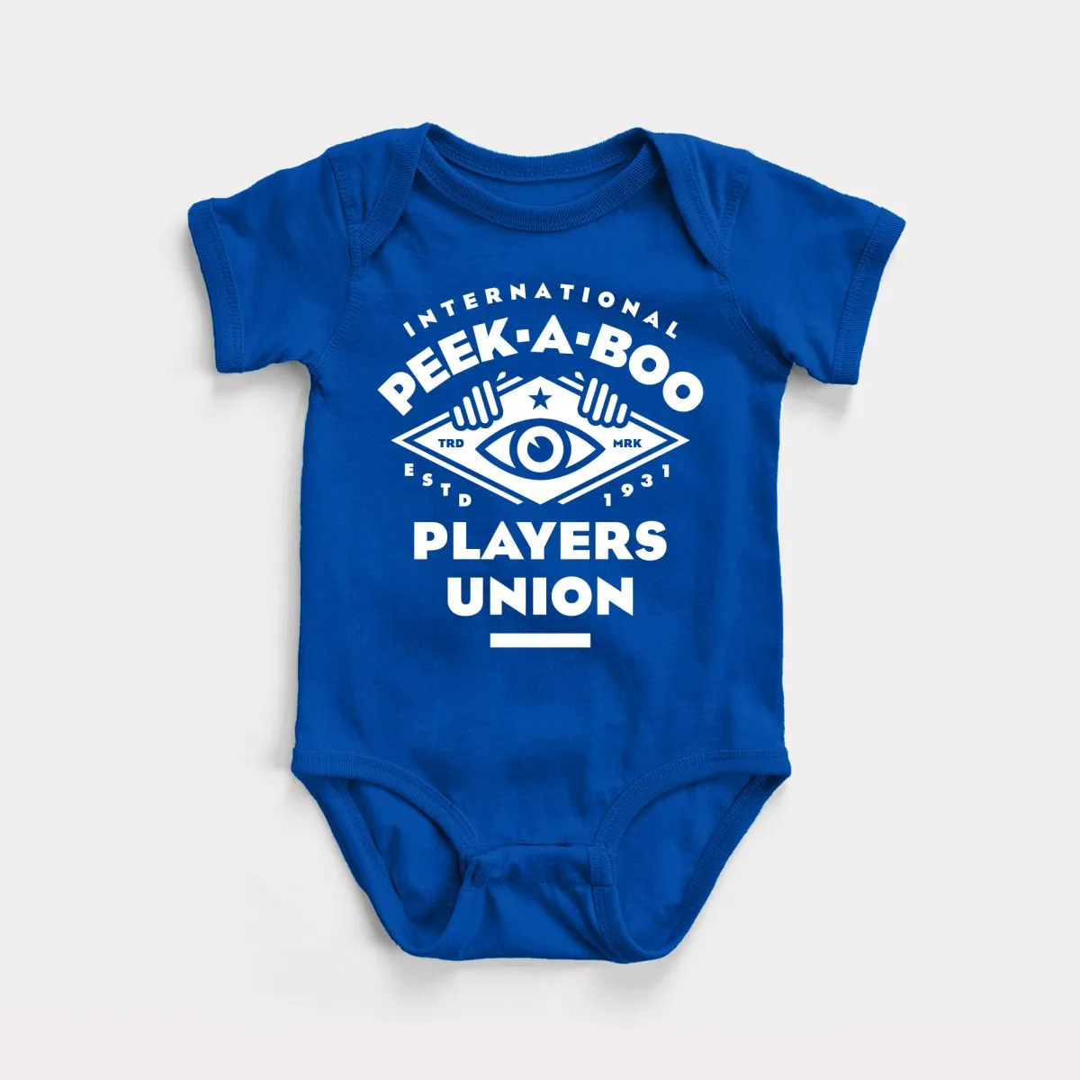 Peek A Boo Union Baby Bodysuit