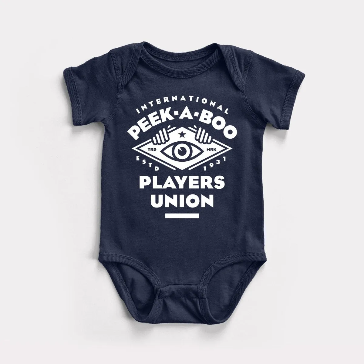 Peek A Boo Union Baby Bodysuit