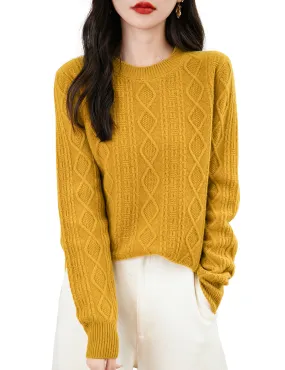 Peggy Woman Crew Neck Long Sleeve Sweater