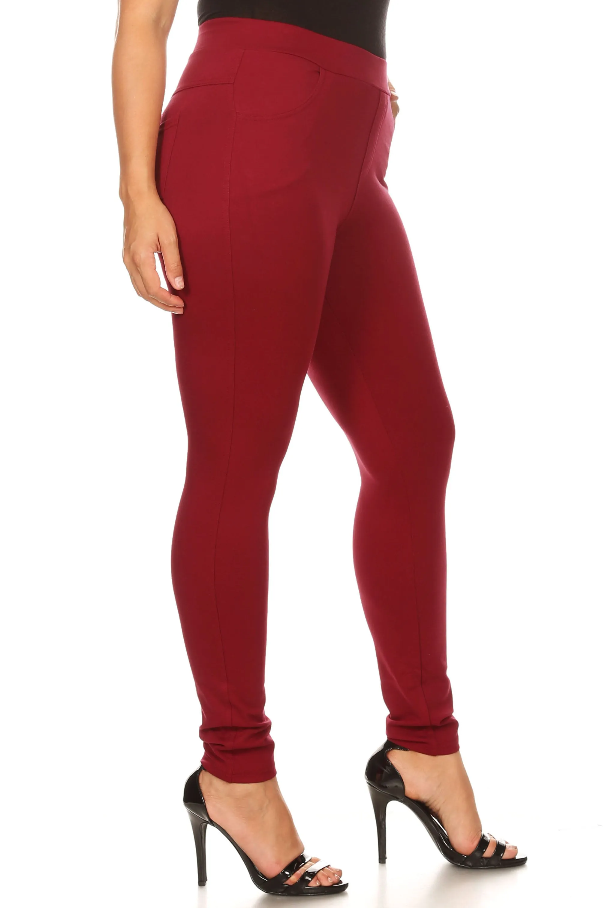 Plus Size Forever Chic Ponte Pants