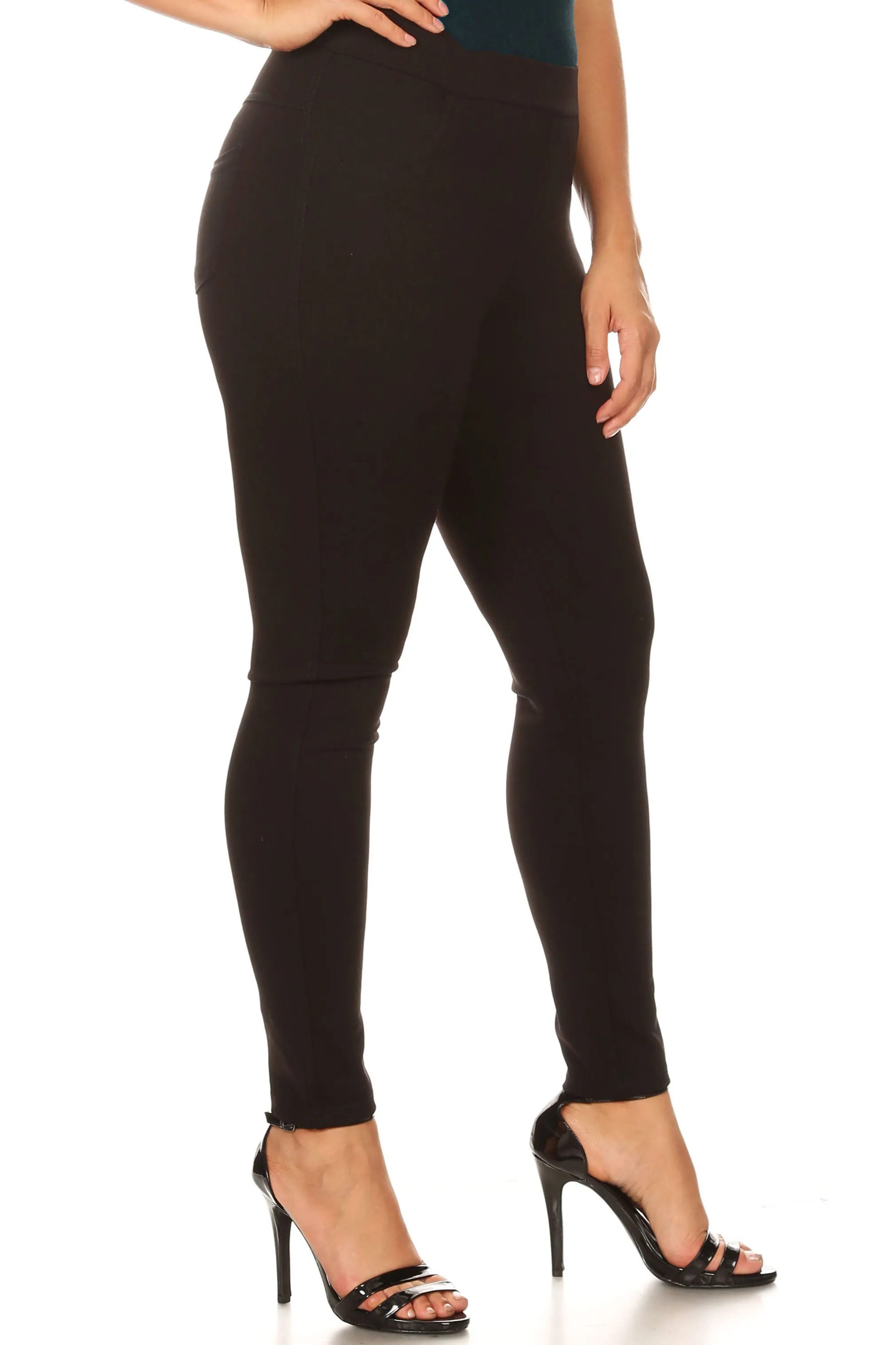 Plus Size Forever Chic Ponte Pants