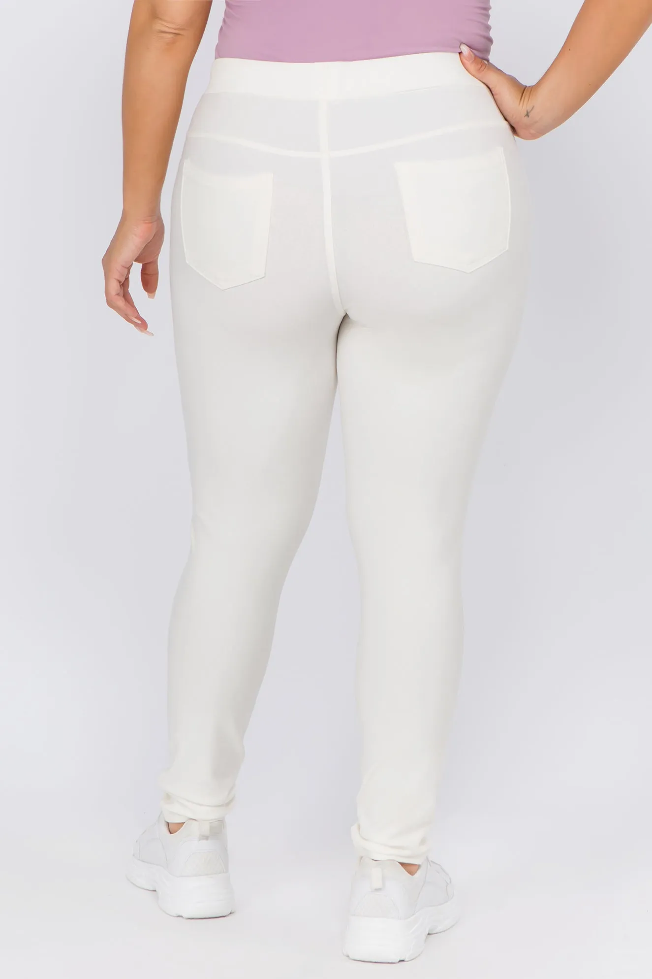 Plus Size Forever Chic Ponte Pants