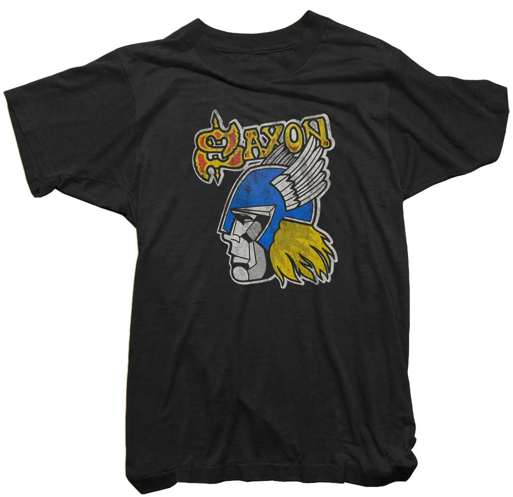 Saxon T-Shirt - Saxon Helmet Tee