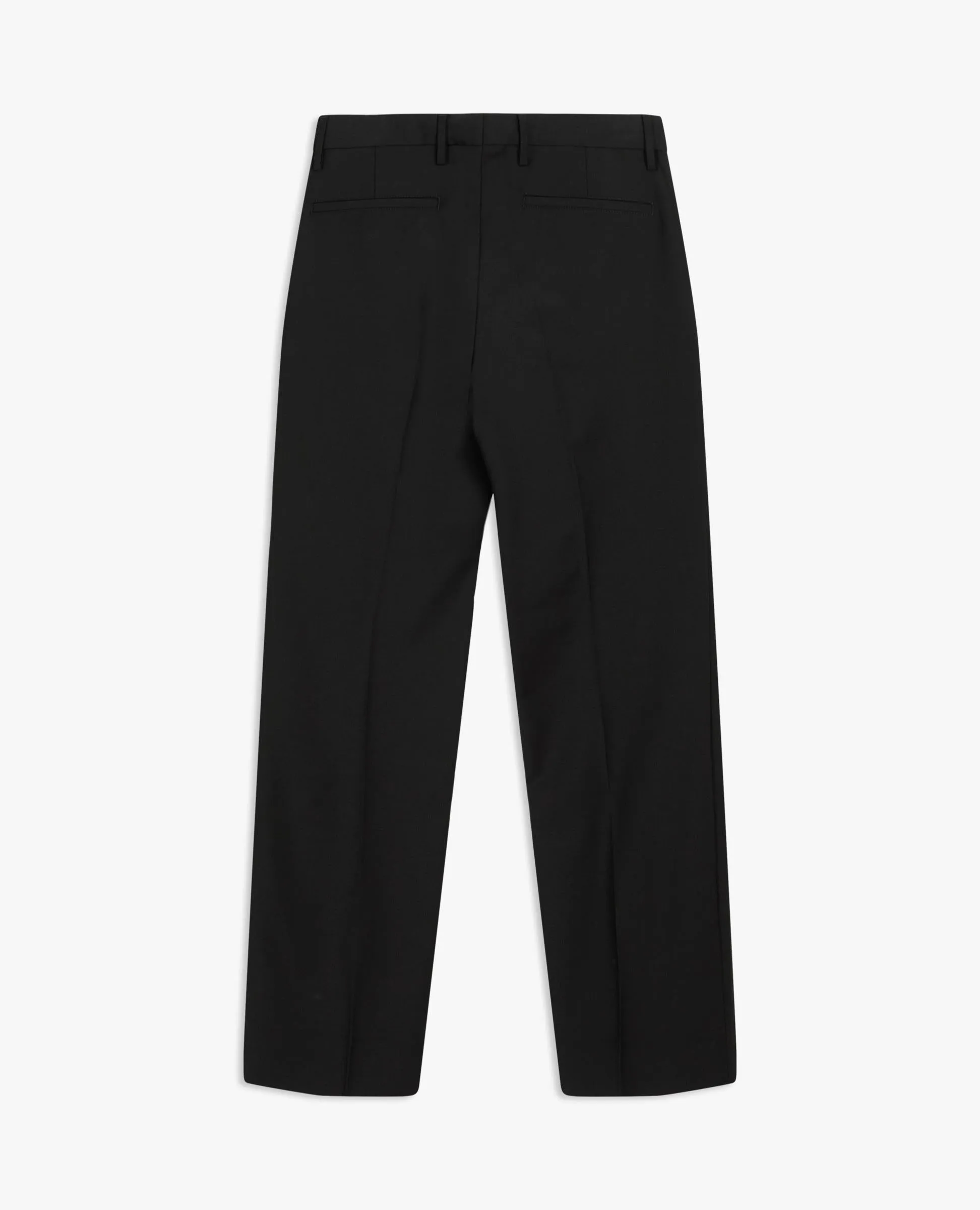 SHARP TROUSERS WOOL . BLACK