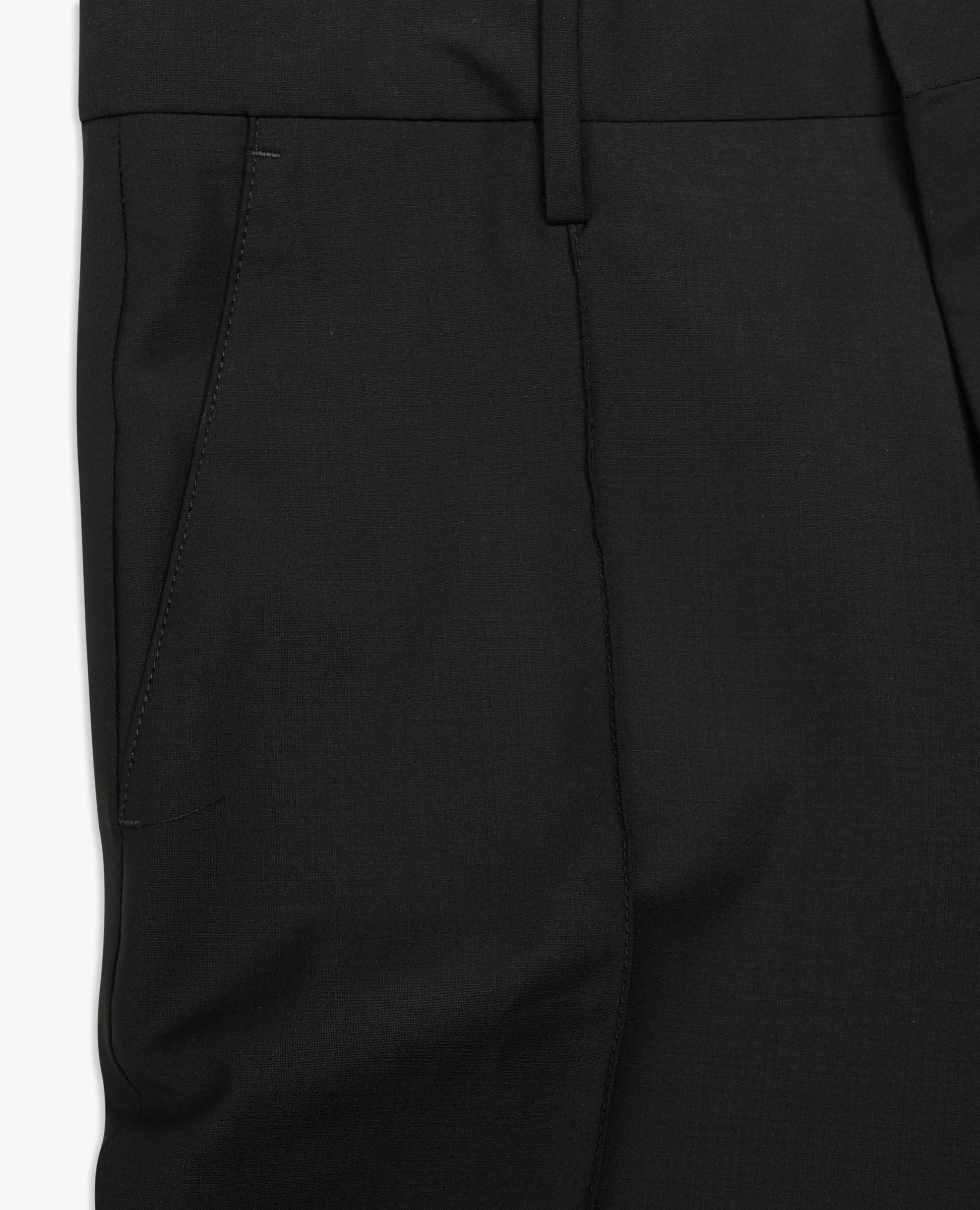 SHARP TROUSERS WOOL . BLACK