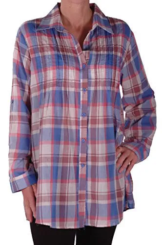 Smart Check Blouse