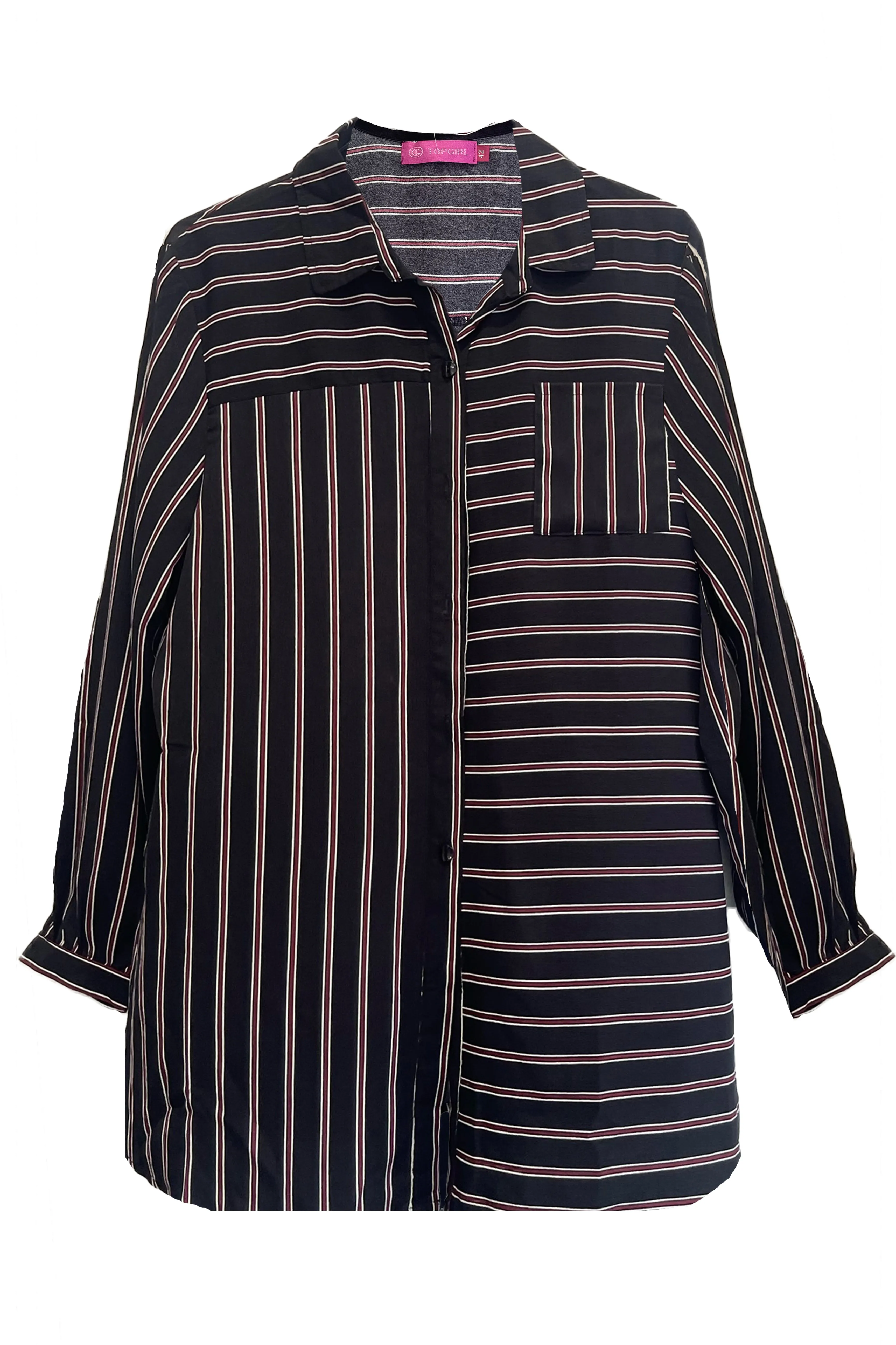 Smart Stripe Blouse