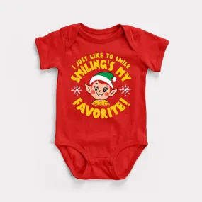 Smiling's My Favorite - Baby Bodysuit