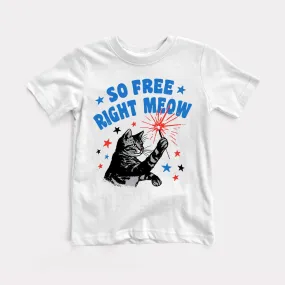 So Free Right Meow Youth Tee