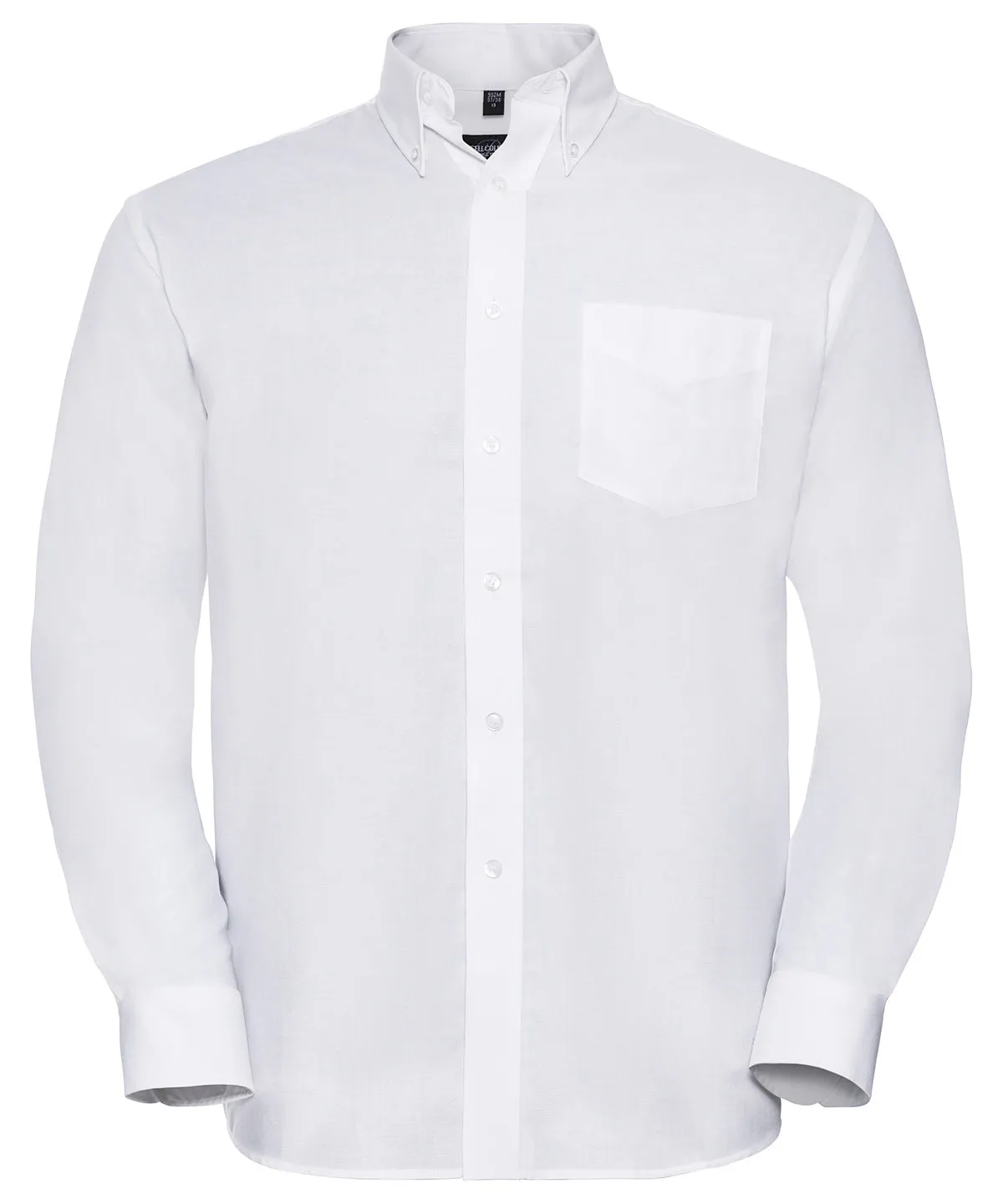 White - Long sleeve easycare Oxford shirt