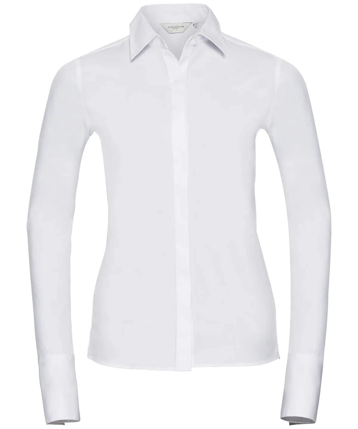 White - Women's long sleeve ultimate stretch shirt